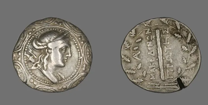 Framed Print : Tetradrachm (Coin) Depicting the Goddess Artemis Tauropolis, 158-149 BCE Framed Print : Tetradrachm (Coin) Depicting the Goddess Artemis Tauropolis, 158-149 BCE
