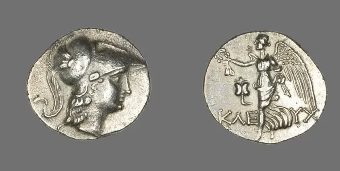 Framed Print : Tetradrachm (Coin) Depicting the Goddess Athena, 190-36 BCE. Creator: Unknown Framed Print : Tetradrachm (Coin) Depicting the Goddess Athena, 190-36 BCE. Creator: Unknown