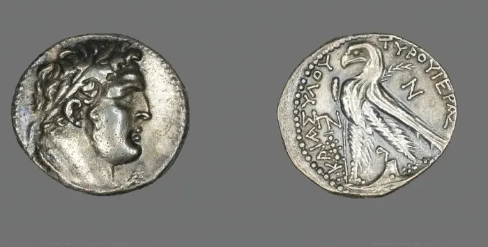 Framed Print : Tetradrachm (Coin) Depicting Head of Herakles, 74-73 BCE. Creator: Unknown Framed Print : Tetradrachm (Coin) Depicting Head of Herakles, 74-73 BCE. Creator: Unknown