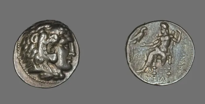 Framed Print : Tetradrachm (Coin) Portraying Alexander the Great, 356-323 BCE. Creator: Unknown Framed Print : Tetradrachm (Coin) Portraying Alexander the Great, 356-323 BCE. Creator: Unknown