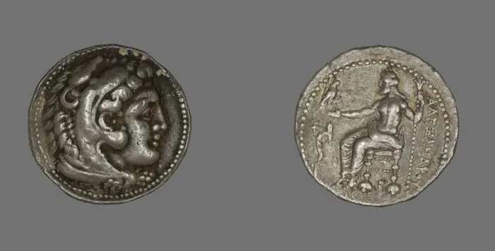 Framed Print : Tetradrachm (Coin) Portraying Alexander the Great, 336-323 BCE. Creator: Unknown Framed Print : Tetradrachm (Coin) Portraying Alexander the Great, 336-323 BCE. Creator: Unknown