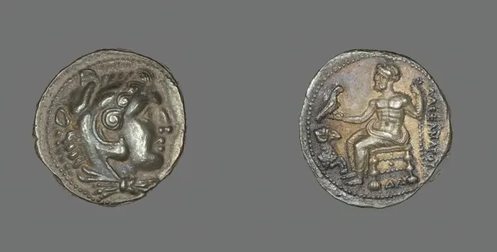 Framed Print : Tetradrachm (Coin) Portraying Alexander the Great, 336-323 BCE. Creator: Unknown Framed Print : Tetradrachm (Coin) Portraying Alexander the Great, 336-323 BCE. Creator: Unknown
