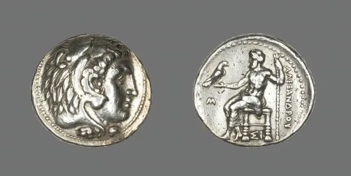 Framed Print : Tetradrachm (Coin) Portraying Alexander the Great, 336-323 BCE. Creator: Unknown Framed Print : Tetradrachm (Coin) Portraying Alexander the Great, 336-323 BCE. Creator: Unknown