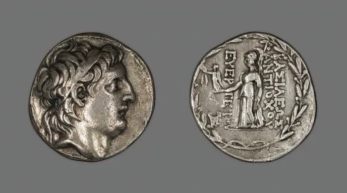 Framed Print : Tetradrachm (Coin) Portraying King Antiochus VII Euergetes Sidetes, 138-129 BCE Framed Print : Tetradrachm (Coin) Portraying King Antiochus VII Euergetes Sidetes, 138-129 BCE