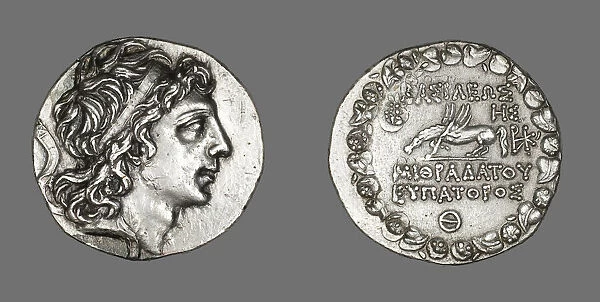 Tetradrachm (Coin) Portraying King Mithridates VI, 90-89 BCE, reign of Mithradates VI