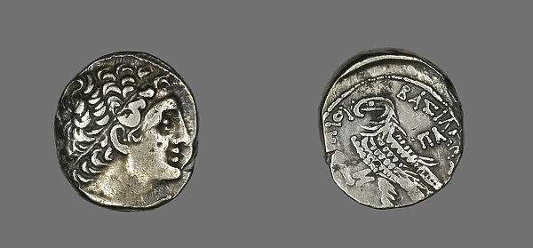 Tetradrachm (Coin) Portraying King Ptolemy of Cyprus, 65-64 BCE. Creator: Unknown