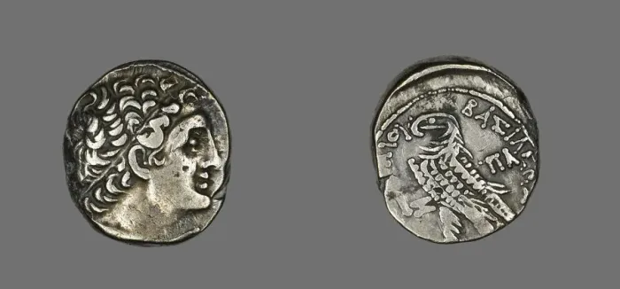 Framed Print : Tetradrachm (Coin) Portraying King Ptolemy of Cyprus, 65-64 BCE. Creator: Unknown Framed Print : Tetradrachm (Coin) Portraying King Ptolemy of Cyprus, 65-64 BCE. Creator: Unknown