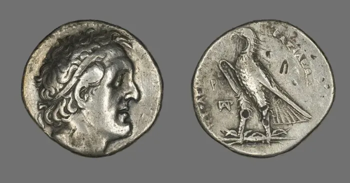 Framed Print : Tetradrachm (Coin) Portraying Ptolemy I Soter, 305-284 BCE and later. Creator: Unknown Framed Print : Tetradrachm (Coin) Portraying Ptolemy I Soter, 305-284 BCE and later. Creator: Unknown
