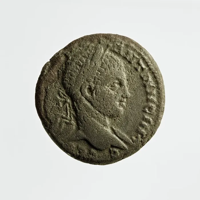 Framed Print : Tetradrachm of Elegabalus, 1st-3rd century A.D. Creator: Unknown Framed Print : Tetradrachm of Elegabalus, 1st-3rd century A.D. Creator: Unknown