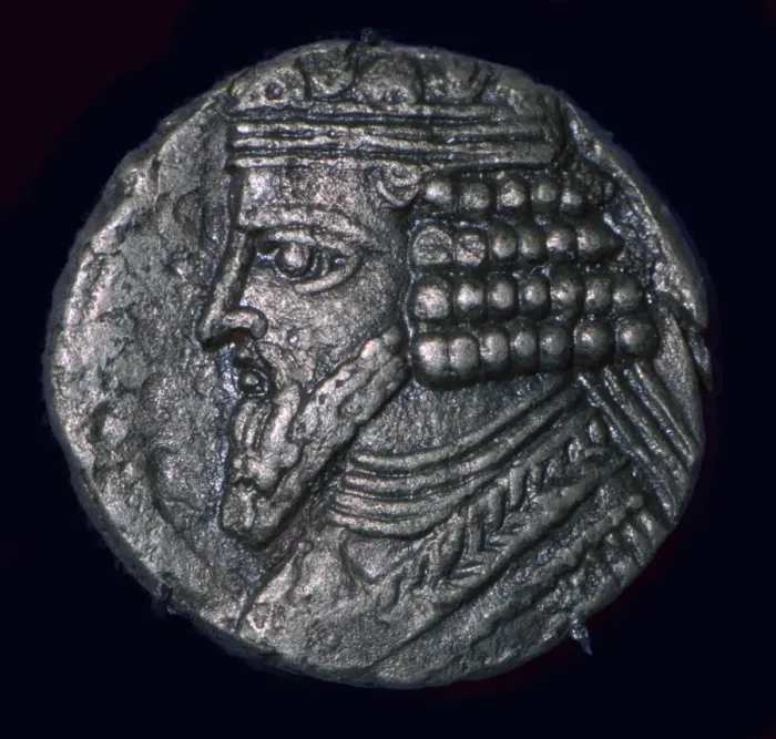 Framed Print : Tetradrachm of King Gotarzes II of Parthia (ruled 40-51BC) Framed Print : Tetradrachm of King Gotarzes II of Parthia (ruled 40-51BC)