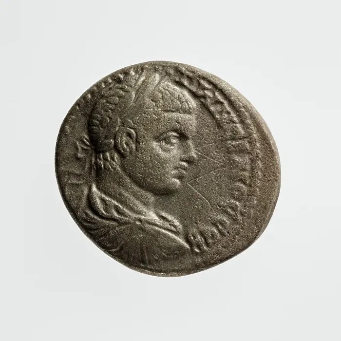 Framed Print : Tetradrachm of Macrinus, 1st-3rd century A.D. Creator: Unknown Framed Print : Tetradrachm of Macrinus, 1st-3rd century A.D. Creator: Unknown