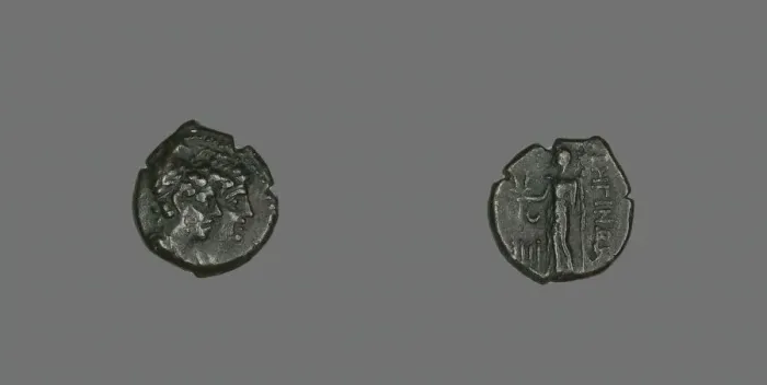 Framed Print : Tetras (Coin) Depicting the Dioscuri, 203-89 BCE. Creator: Unknown Framed Print : Tetras (Coin) Depicting the Dioscuri, 203-89 BCE. Creator: Unknown
