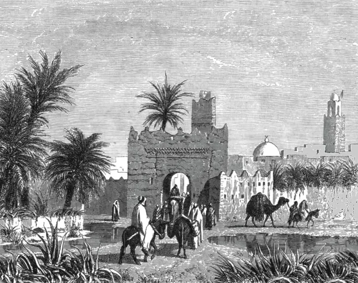 Framed Print : Tetuan; A Ride to Gebel-Mousa, in North-Western Barbary, 1875. Creator: Trorey Blackmore Framed Print : Tetuan; A Ride to Gebel-Mousa, in North-Western Barbary, 1875. Creator: Trorey Blackmore