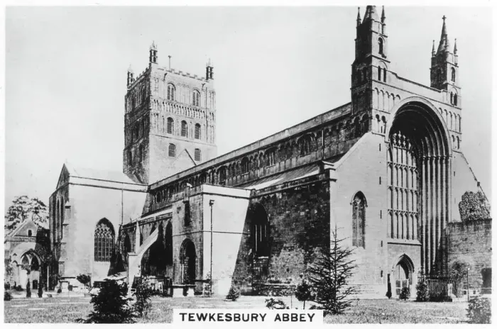 Framed Print : Tewkesbury Abbey, 1937 Framed Print : Tewkesbury Abbey, 1937