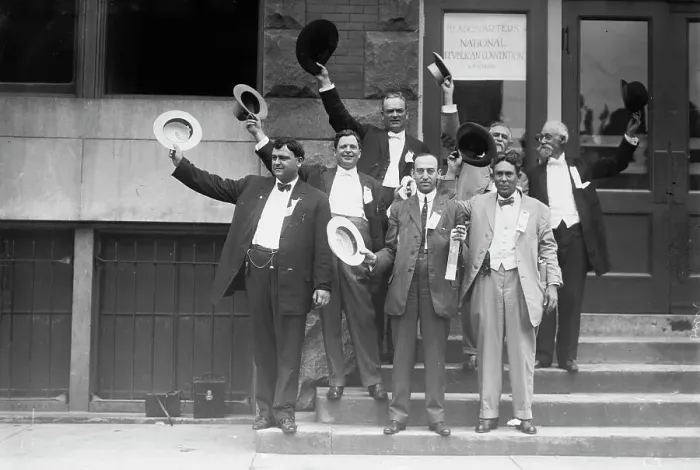 Framed Print : Texas delegates, 1912. Creator: Bain News Service Framed Print : Texas delegates, 1912. Creator: Bain News Service
