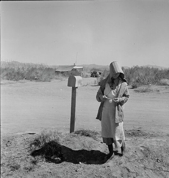 Texas tenant farmer to migrant pea picker in California, 1937. Creator: Dorothea Lange