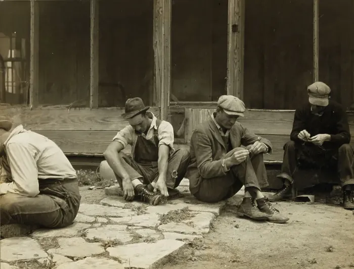 Framed Print : Texas tenant farmers who have been displaced from their land by tractor farming, 1937. Creator: Dorothea Lange Framed Print : Texas tenant farmers who have been displaced from their land by tractor farming, 1937. Creator: Dorothea Lange