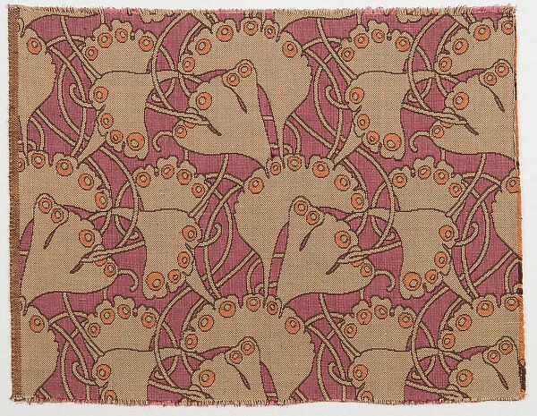 Textile design, 1898. Creator: Moser, Koloman (1868-1918)