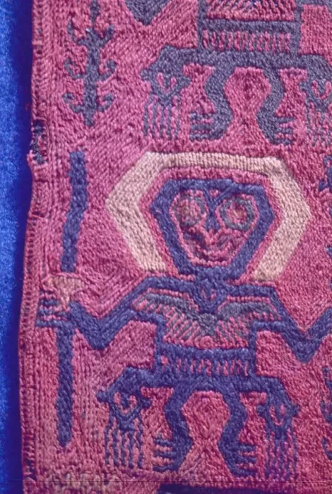Framed Print : Textiles, Paracas Culture, Peru, 2015. Creator: Luis Rosendo Framed Print : Textiles, Paracas Culture, Peru, 2015. Creator: Luis Rosendo
