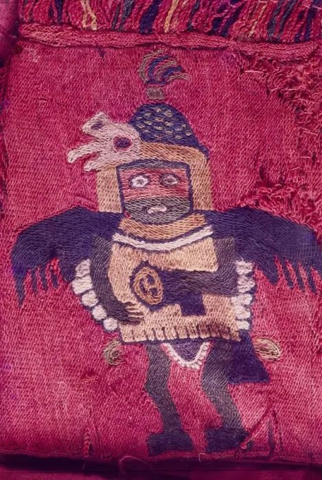 Framed Print : Textiles, Paracas Culture, Peru, 2015. Creator: Luis Rosendo Framed Print : Textiles, Paracas Culture, Peru, 2015. Creator: Luis Rosendo