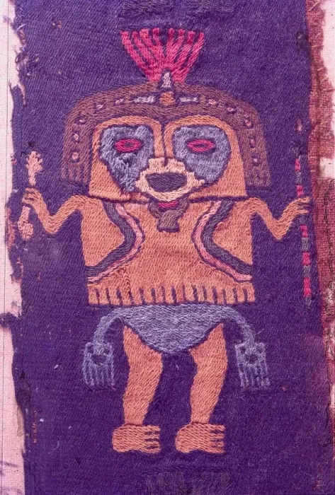 Framed Print : Textiles, Paracas Culture, Peru, 2015. Creator: Luis Rosendo Framed Print : Textiles, Paracas Culture, Peru, 2015. Creator: Luis Rosendo