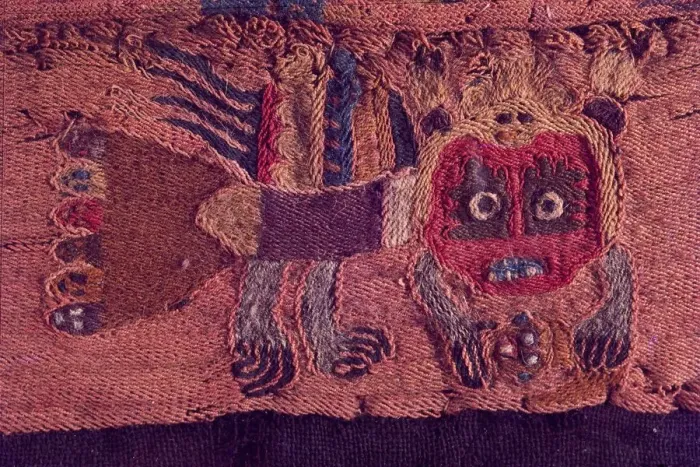 Framed Print : Textiles, Paracas Culture, Peru, 2015. Creator: Luis Rosendo Framed Print : Textiles, Paracas Culture, Peru, 2015. Creator: Luis Rosendo