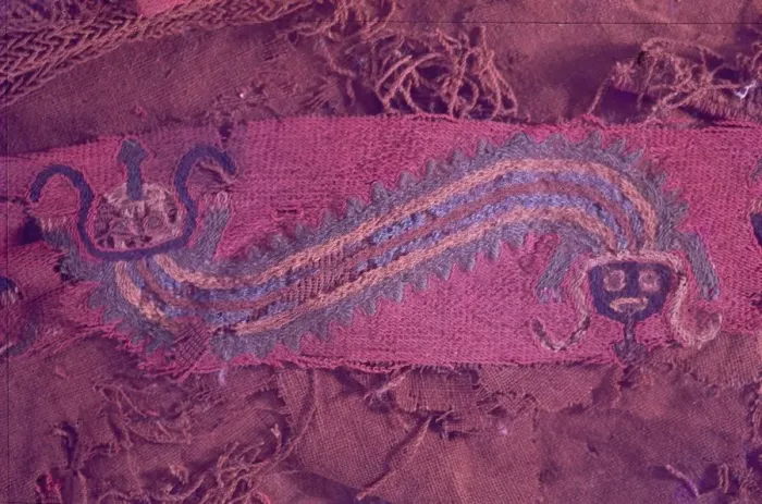 Framed Print : Textiles, Paracas Culture, Peru, 2015. Creator: Luis Rosendo Framed Print : Textiles, Paracas Culture, Peru, 2015. Creator: Luis Rosendo