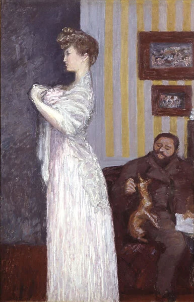 Thadee Natanson and Misia. Artist: Bonnard, Pierre (1867-1947)