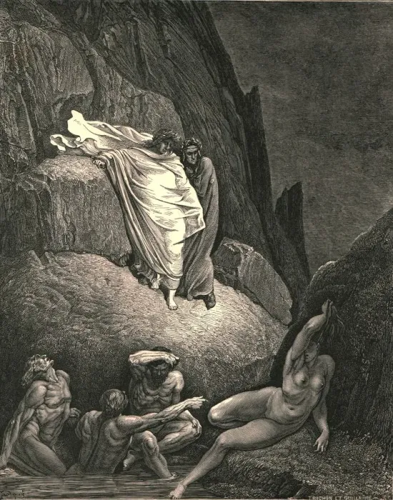 Framed Print : Thais is this, the harlot, c1890. Creator: Gustave Doré Framed Print : Thais is this, the harlot, c1890. Creator: Gustave Doré