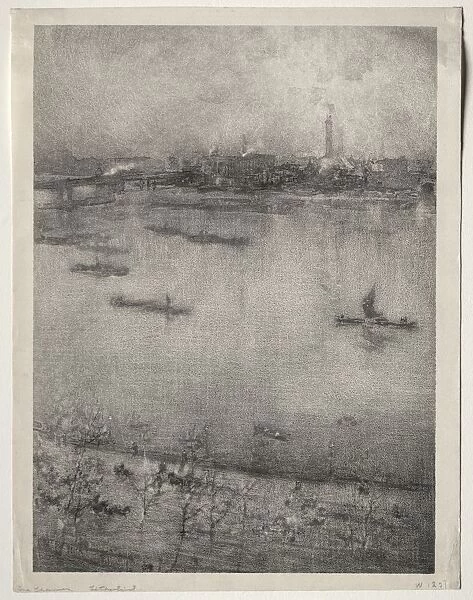 The Thames, 1896. Creator: James McNeill Whistler (American, 1834-1903)
