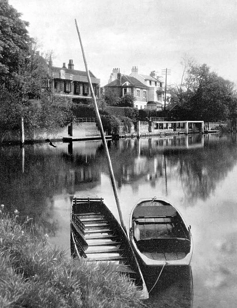 The Thames near Weybridge, Surrey, England, 1924-1926