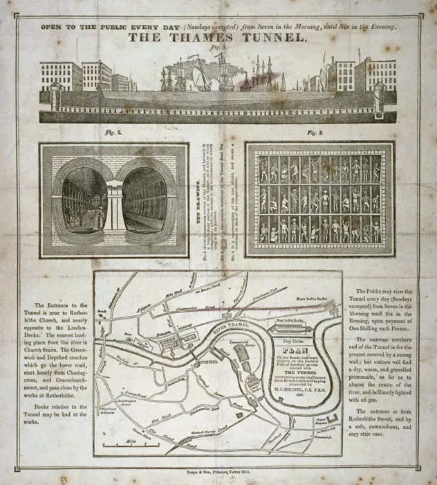 Framed Print : The Thames Tunnel, London, 1827 Framed Print : The Thames Tunnel, London, 1827