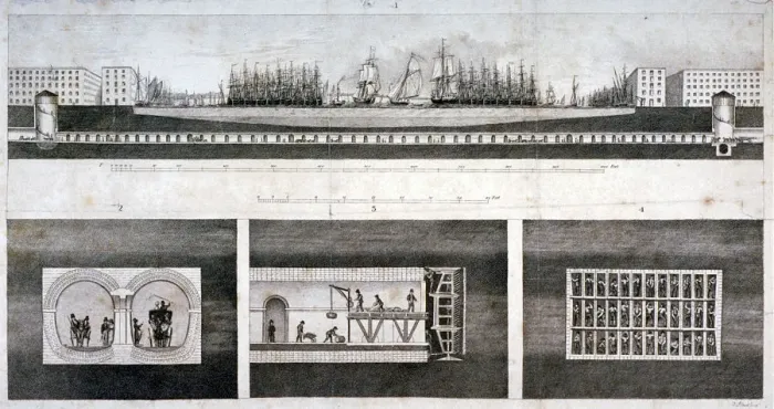 Framed Print : Thames Tunnel, London, 1827. Artist: T Blood Framed Print : Thames Tunnel, London, 1827. Artist: T Blood