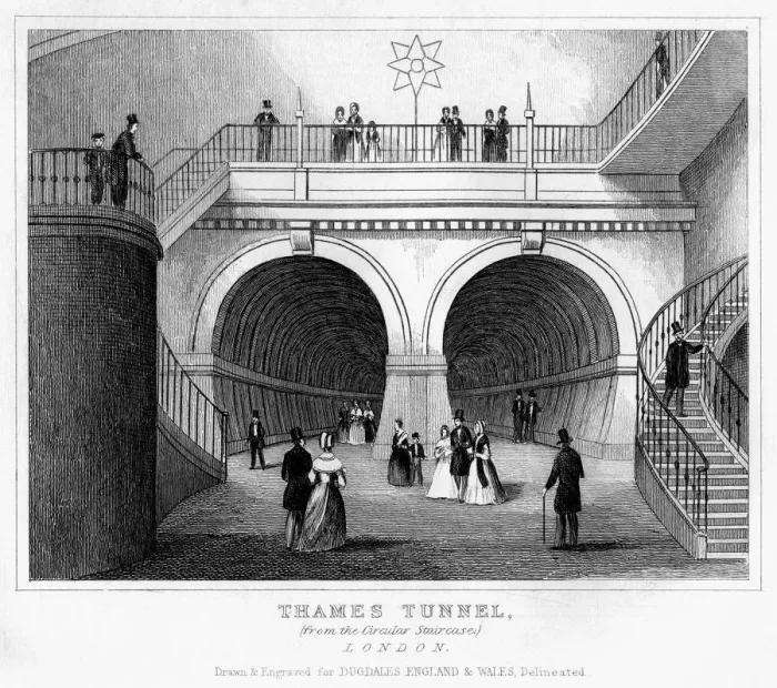 Framed Print : Thames Tunnel, London, 19th century Framed Print : Thames Tunnel, London, 19th century