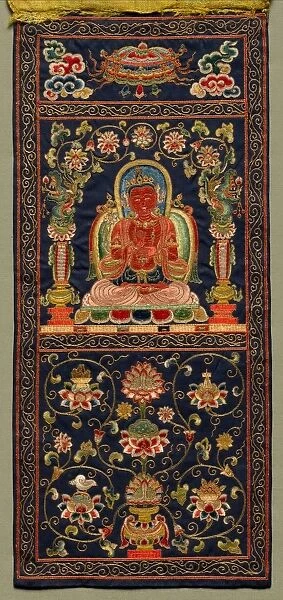 Thangka with the Seventh Bodhisattva, 1368 - 1424. Creator: Unknown