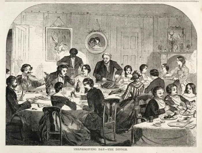 Framed Print : Thanksgiving Day - The Dinner, 1858. Creator: Winslow Homer (American, 1836-1910) Framed Print : Thanksgiving Day - The Dinner, 1858. Creator: Winslow Homer (American, 1836-1910)