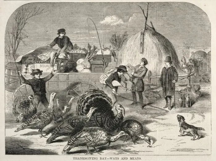 Framed Print : Thanksgiving Day - Ways and Means, 1858. Creator: Winslow Homer (American, 1836-1910) Framed Print : Thanksgiving Day - Ways and Means, 1858. Creator: Winslow Homer (American, 1836-1910)