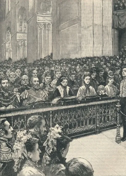 Framed Print : The Thanksgiving Service in St. Pauls Cathedral, 1906 Framed Print : The Thanksgiving Service in St. Pauls Cathedral, 1906
