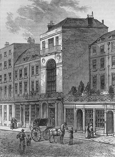 The Thatched House Tavern, Westminster, London, c1870 (1878). Artist: J Greenaway