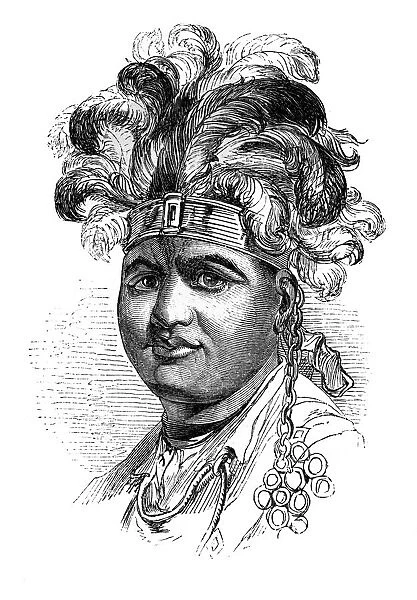 Thayendaneega, a Mohawk chief, 1848