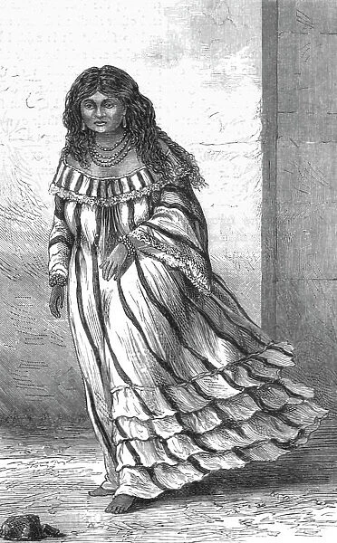 'The belle of the Guajiro village; A Visit to the Guajiro Indians of Maracaibo, Venezuela, 1875. Creator: A Goering