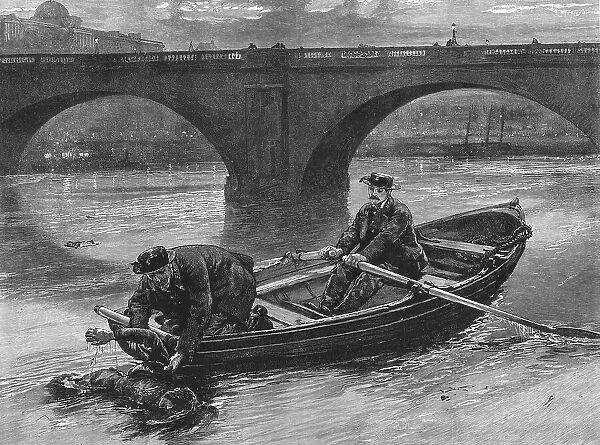 ''The Bridge of Sighs' and Thomas Hood, 1890. Creator: William Small. ''The Bridge of Sighs' and Thomas Hood, 1890. Creator: William Small