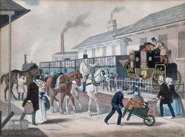 The Last of the Coaches, c1840