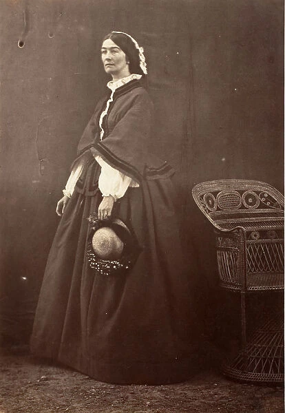 [The Countess Canning, Simla], 1861. Creator: Jean Baptiste Oscar Mallitte