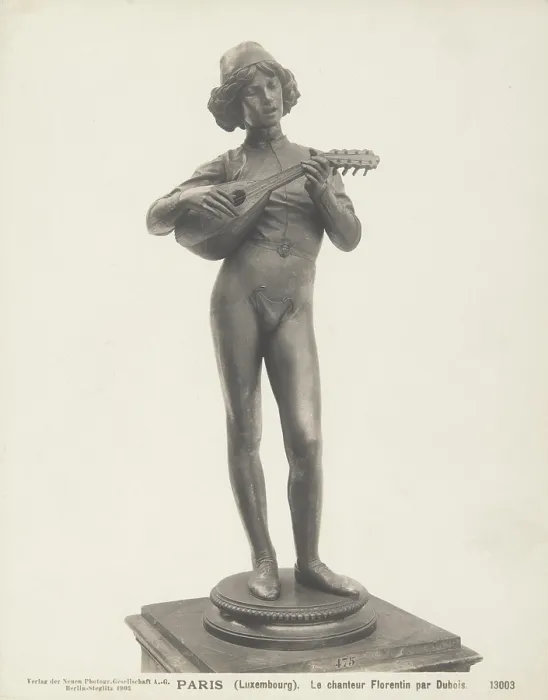 Framed Print : 'The Florentine Singer', 1865, (1903). Creator: Neue Photographische Gesellschaft Framed Print : 'The Florentine Singer', 1865, (1903). Creator: Neue Photographische Gesellschaft