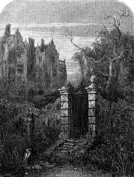 'The Haunted House' - drawn by S. Read, 1854. Creator: W. J. Linton. 'The Haunted House' - drawn by S. Read, 1854. Creator: W. J. Linton