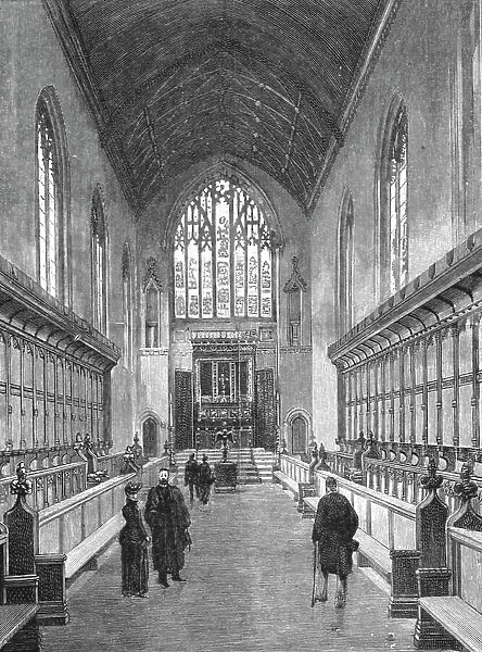 'The New Chapel, Queens College, Cambridge, 1891. Creator: Unknown