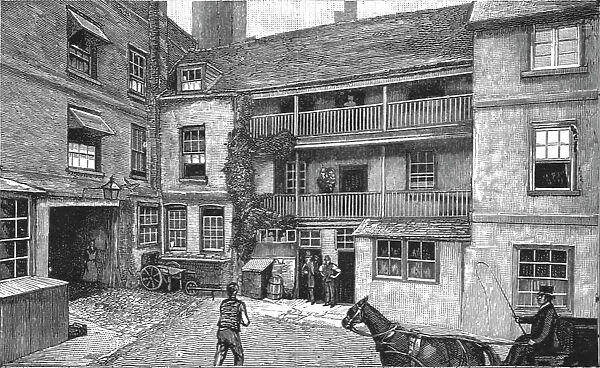 'The Old Garter Inn at Windsor; recently pulled down, 1890. Creator: Unknown
