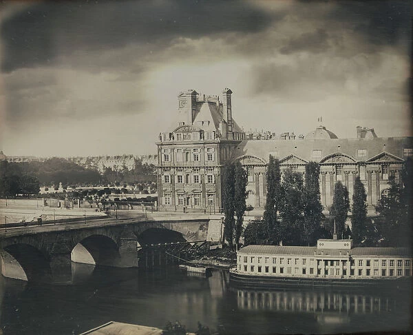[The Pavillon de Flore and the Tuileries Gardens], 1849