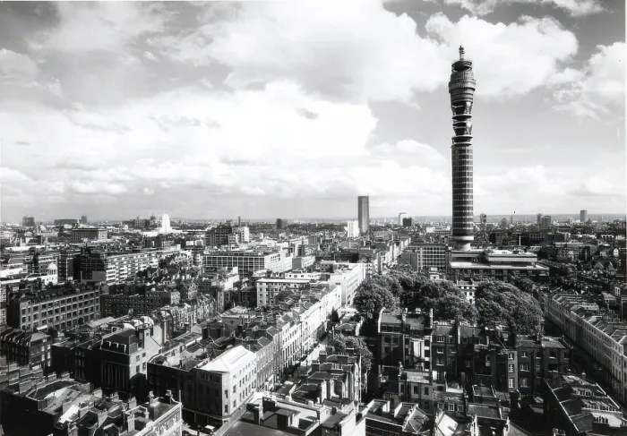 Framed Print : ' The Post Office Tower during construction, London, between 1961 and 1967. Creator: Property Services Agency Framed Print : ' The Post Office Tower during construction, London, between 1961 and 1967. Creator: Property Services Agency